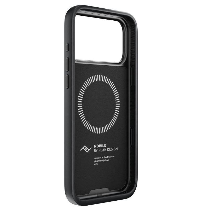 Peak Design Mobile Everyday Clarino Case iPhone 17 Pro Max Black - czarny