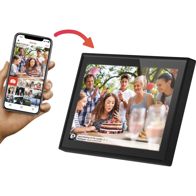 Denver Frameo PFF-1021 czarny 25,4cm (10,1 ) 16GB