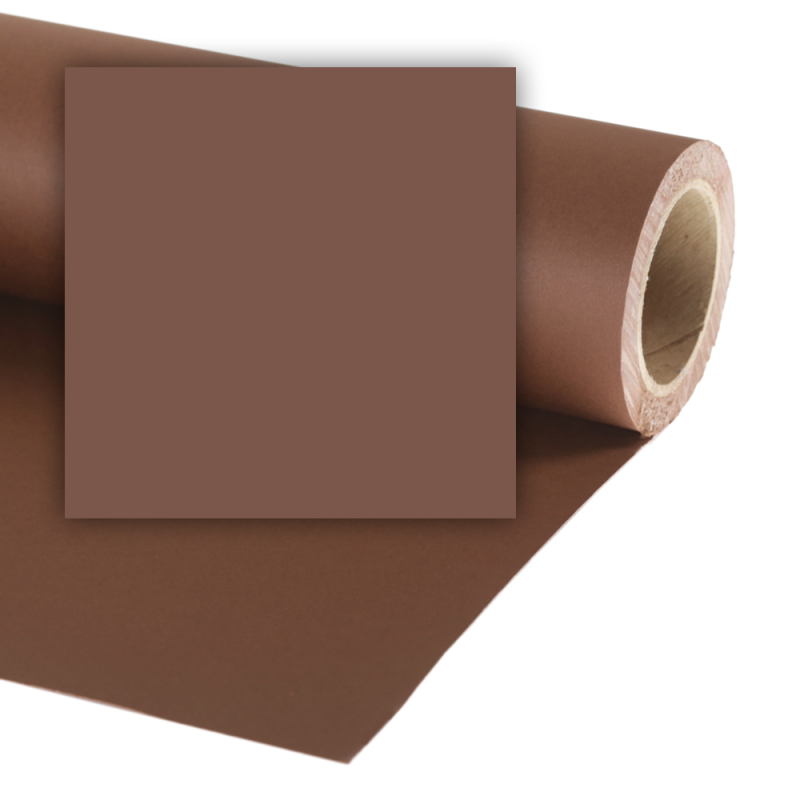 Colorama PEAT BROWN - tło kartonowe 2,7 x 11m