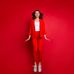 Tło kartonowe czerwone PRO STUFF 2,7 x 11m Scarlet