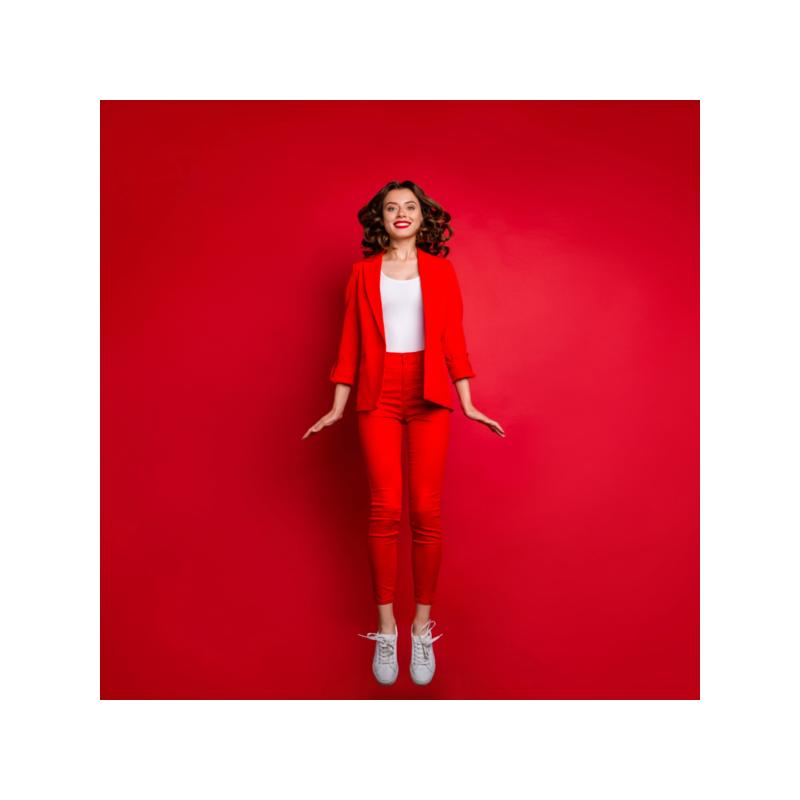 Tło kartonowe czerwone PRO STUFF 2,7 x 11m Scarlet