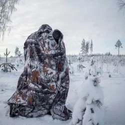 Buteo Photo Gear Bag Hide snow