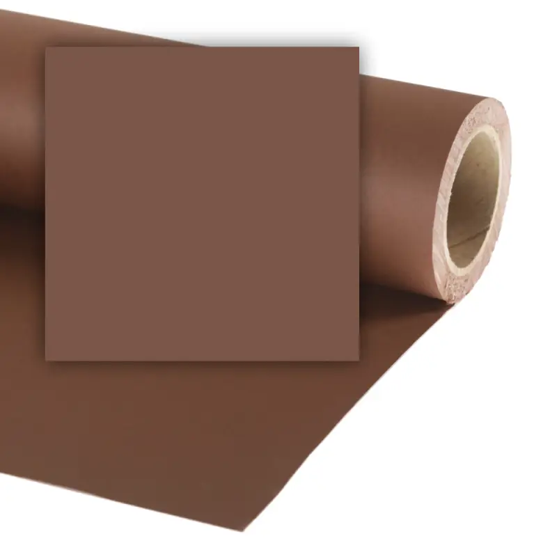 Colorama PEAT BROWN - tło kartonowe 2,7 x 11m