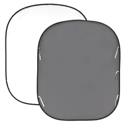 Tło Plain 1.8x2.15m Szare/Białe