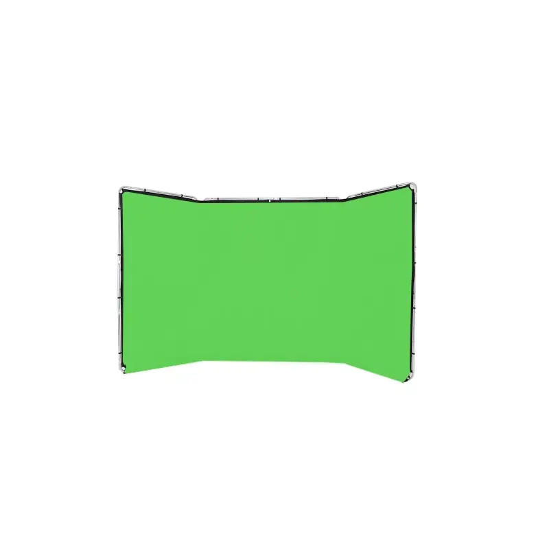 Tło Panoramic 4m z ramą Chromakey Green