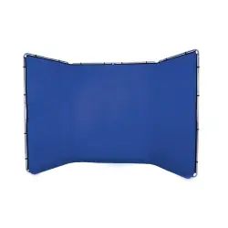 Tło Panoramic 4m z ramą Chromakey Blue