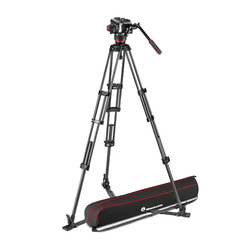 Manfrotto Zestaw Twin Carbon + głowica 504X - dolna rozp