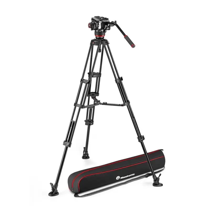 Manfrotto Zestaw Twin Alu + głowica 504X - środ rozp