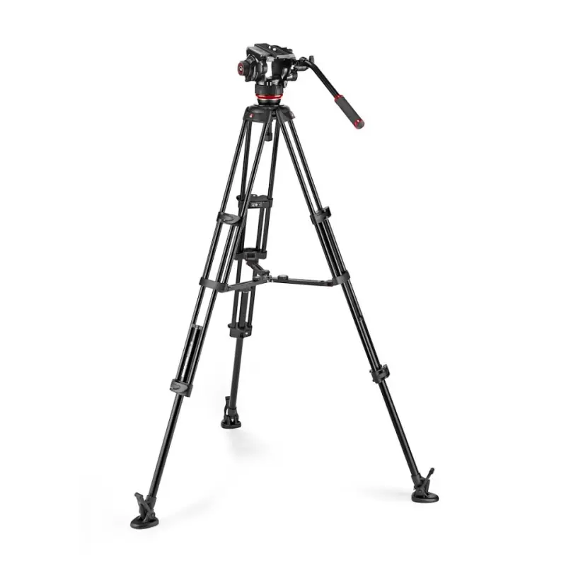 Manfrotto Zestaw Twin Alu + głowica 504X - środ rozp