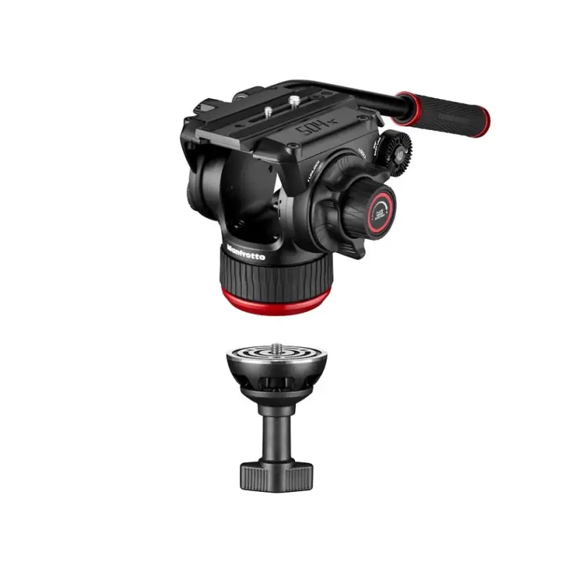Manfrotto Zestaw Twin Carbon + głowica 504X - środ rozp