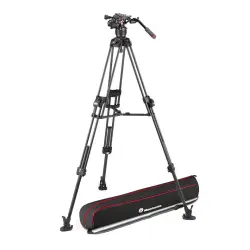 Manfrotto Zestaw 645 Alu Fast Twin + głowica 608 środ rozp