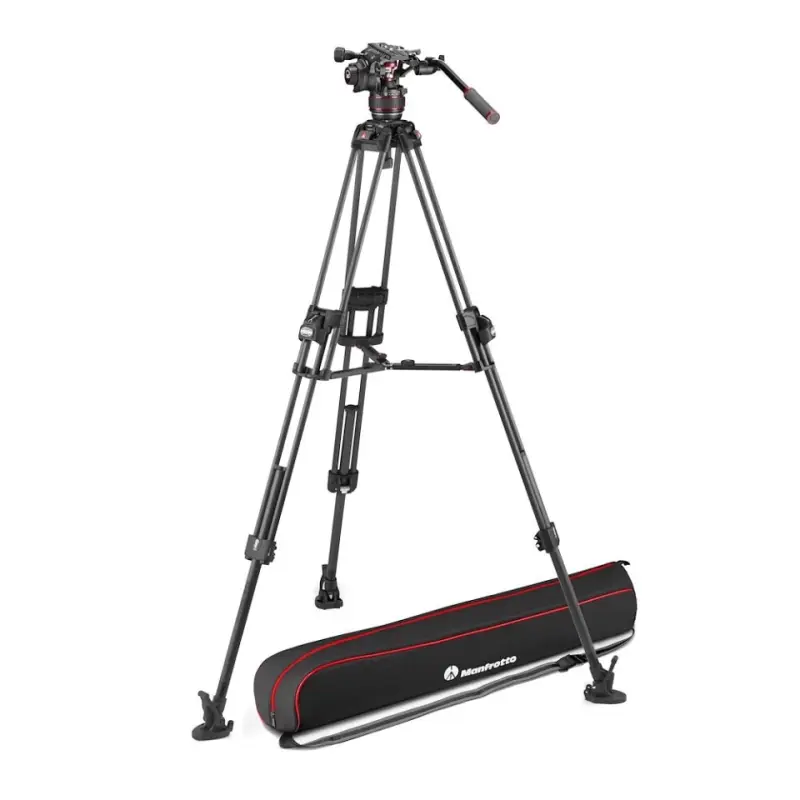 Manfrotto Zestaw Manfrotto 645 Carbon Fast Twin +głowica 608 środ