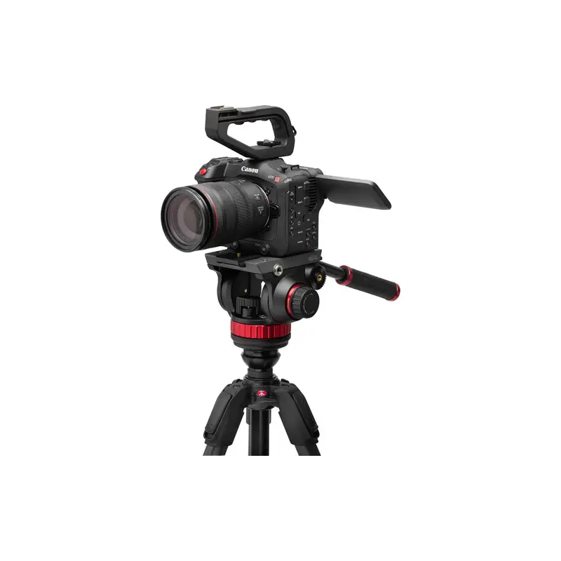 Manfrotto Statyw 055 Video Carbon Black z głowicą 502AH