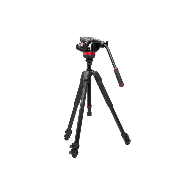 Manfrotto Statyw 055 Video Alu Black z głowicą 502AH
