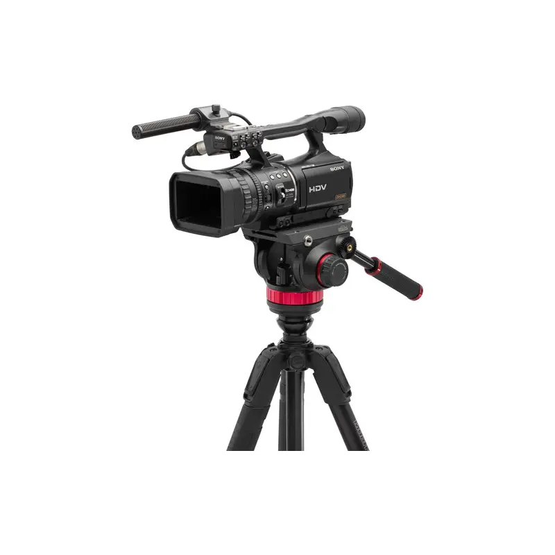 Manfrotto Statyw 055 Video Alu Black z głowicą 502AH