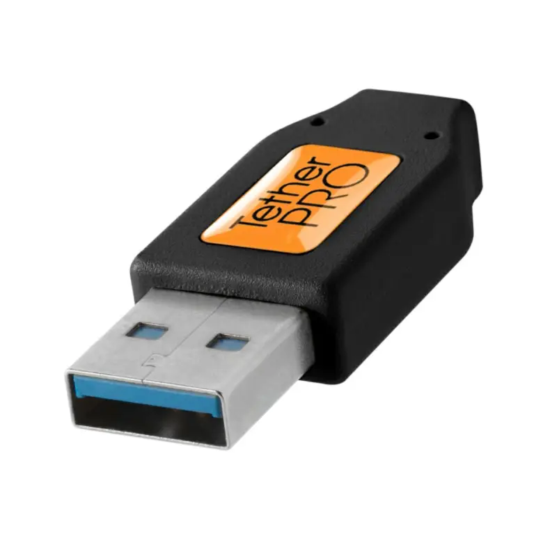 Tether Tools Pro USB 3.0 Micro-B 4,6m bl