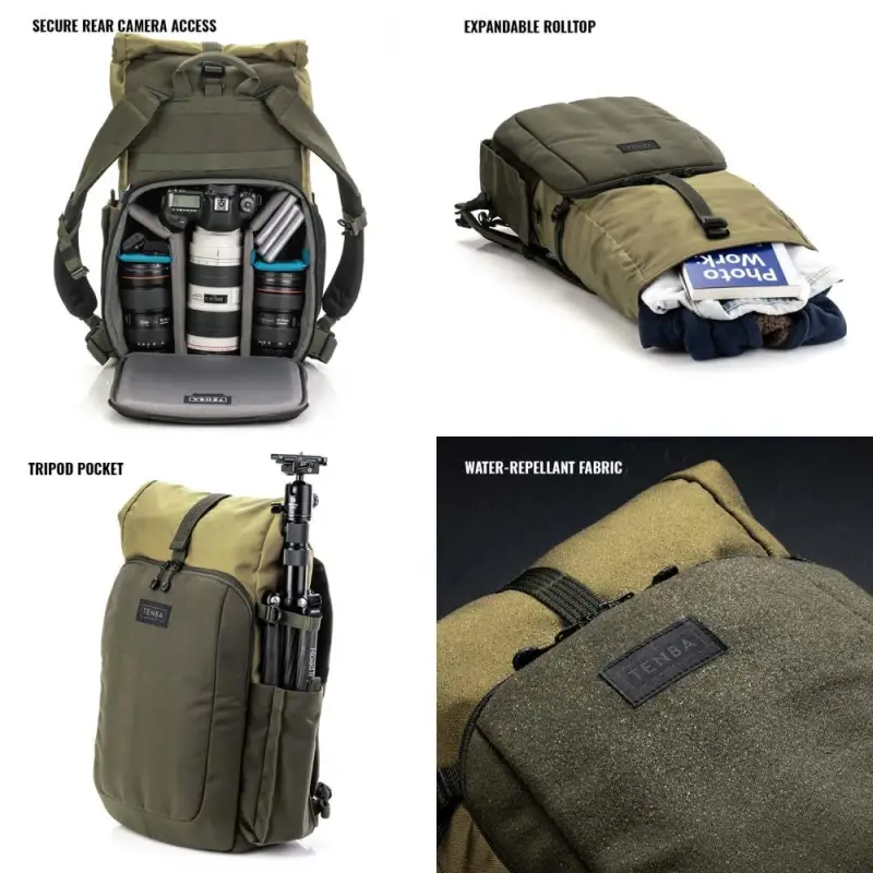 Tenba Fulton v2 16L Tan/Olive