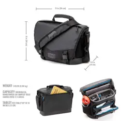 Tenba DNA 9 Slim Messenger Black