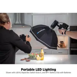 WESTCOTT Lampa LED L60-B Bi-Color COB