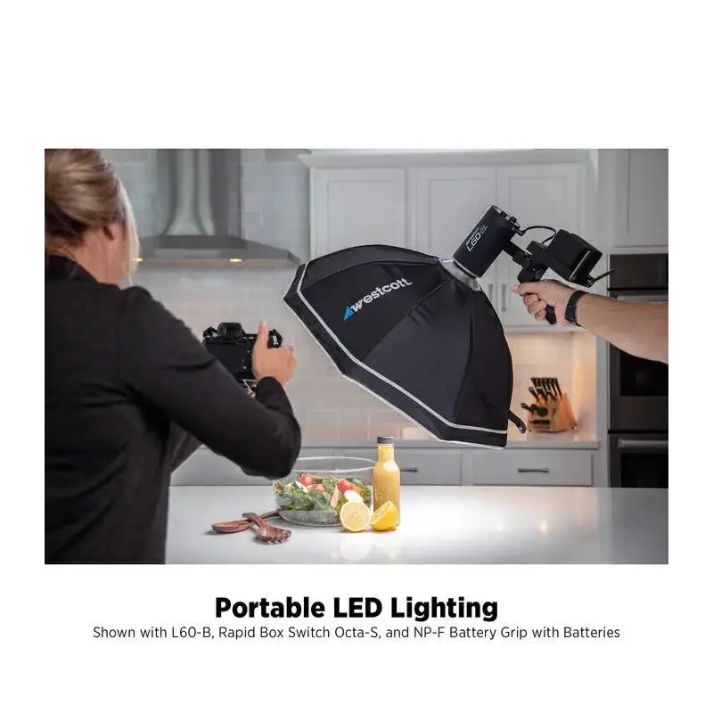 WESTCOTT Lampa LED L60-B Bi-Color COB