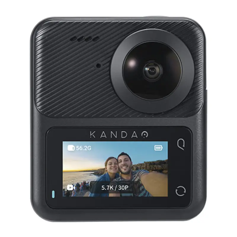 Kandao QooCam 3 360° Action Camera - Motorcycle Combo