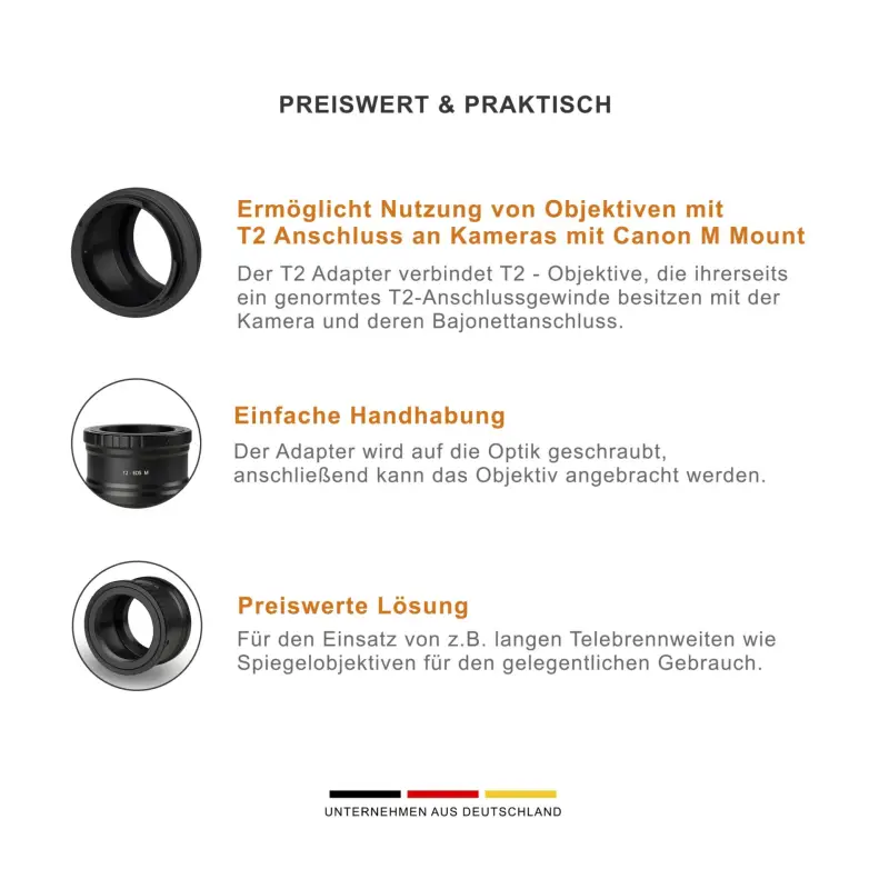 walimex pro T2 Lens to Canon M