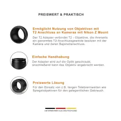 walimex pro T2 Lens to Nikon Z