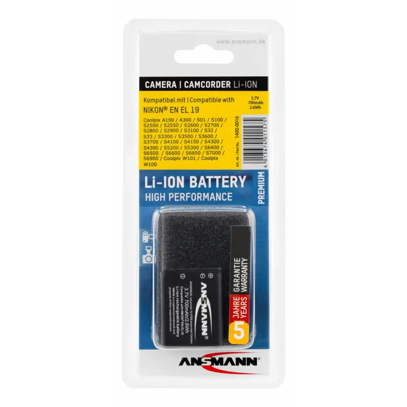 Ansmann A-Nik EN-EL19