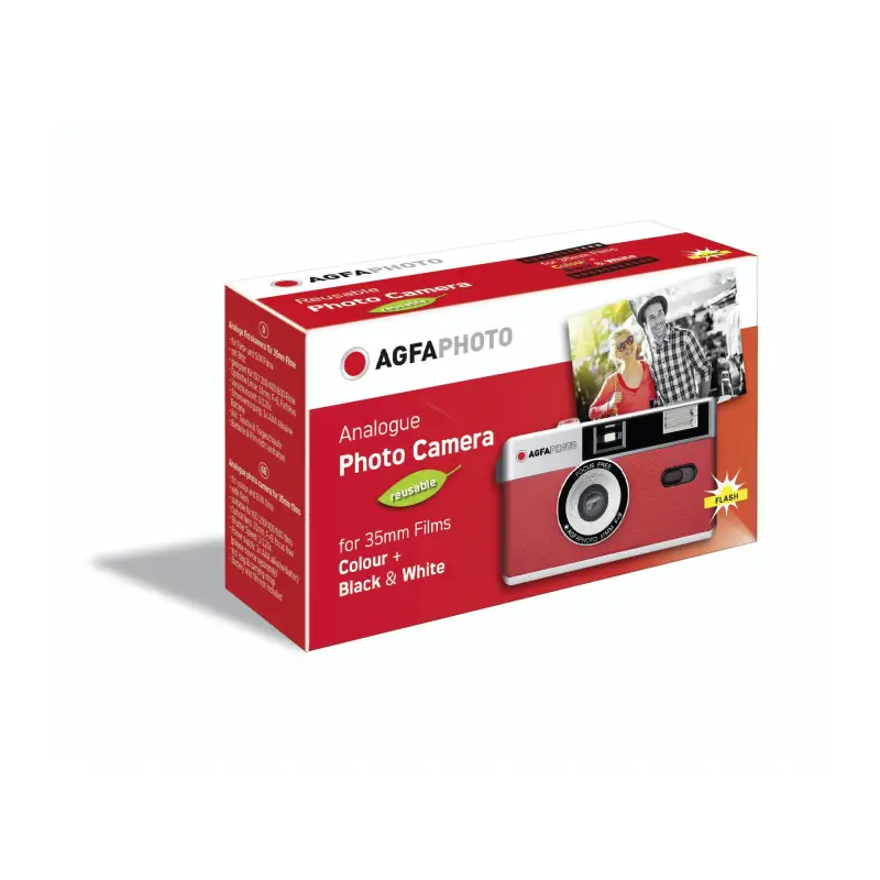Agfaphoto Reusable Photo Camera 35mm czerwony
