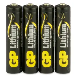 1x4 GP Lithium Micro 1,5V AAA                   07024LF-C4