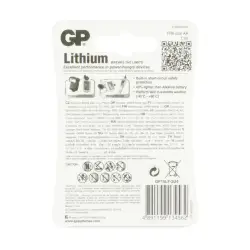 1x4 GP Lithium Mignon 1,5V AA                     07015LF-C