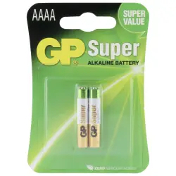 1x2 GP Super Alkaline AAAA baterie                 03025AC2