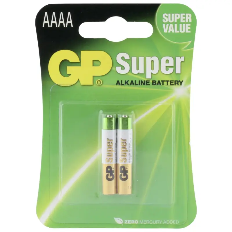 1x2 GP Super Alkaline AAAA baterie                 03025AC2