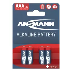 1x4 Ansmann Alkaline Micro AAA LR 03 red-line