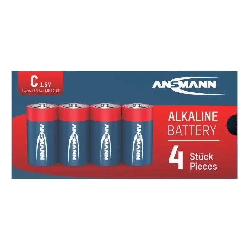 1x4 Ansmann Alkaline Baby C LR 14 red-line