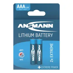 1x2 Ansmann Lithium Micro AAA LR 03 Extreme