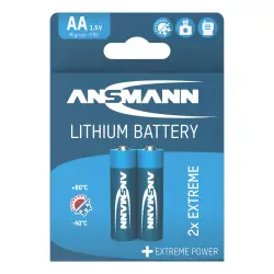 1x2 Ansmann Lithium Mignon AA LR 6 Extreme