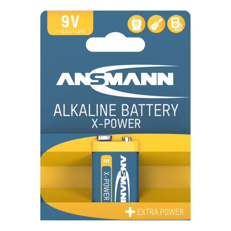 1 Ansmann Alkaline 9V-Block X-Power