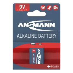 1 Ansmann Alkaline 9V block red-line