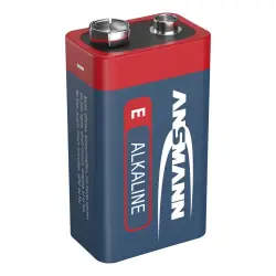 1 Ansmann Alkaline 9V block red-line