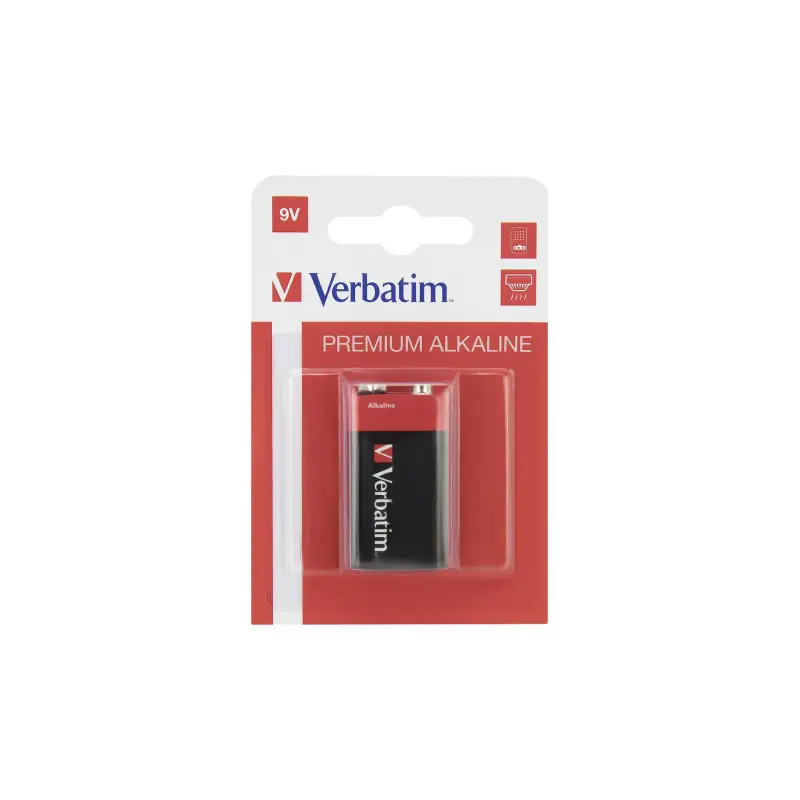 Verbatim bateria alkaliczna 9V-Block 6 LR 61           49924