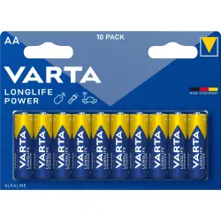 1x10 Varta Longlife Power Mignon AA LR 6