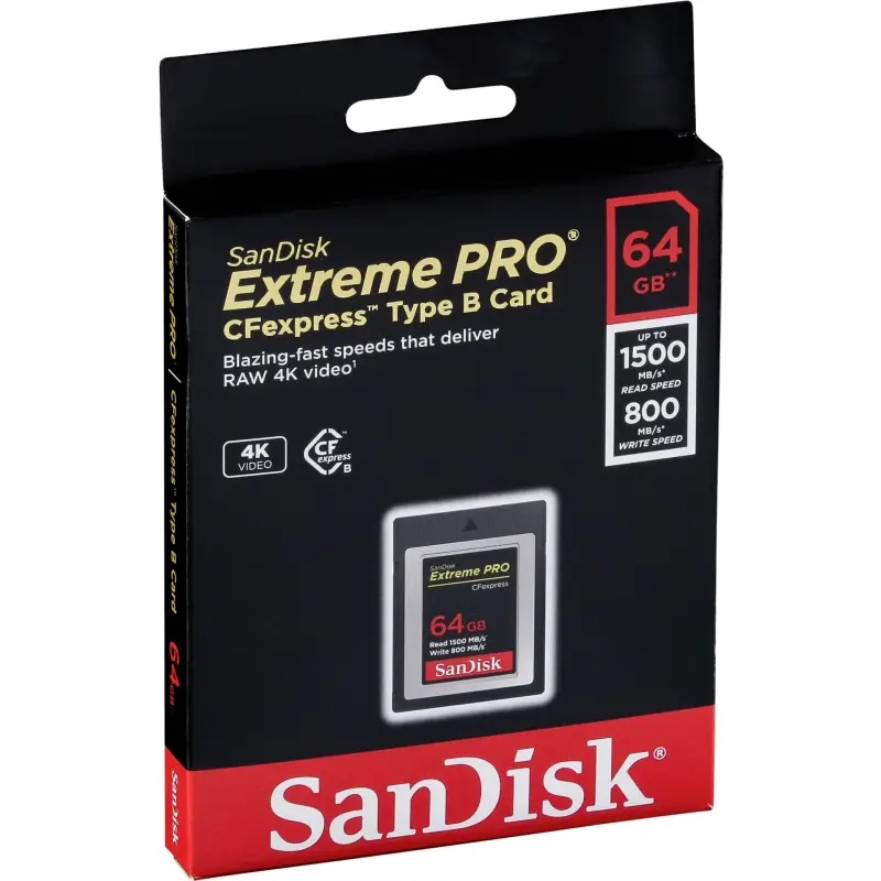 SanDisk CF Express Type 2  64GB Extreme Pro     SDCFE-064G-GN4NN