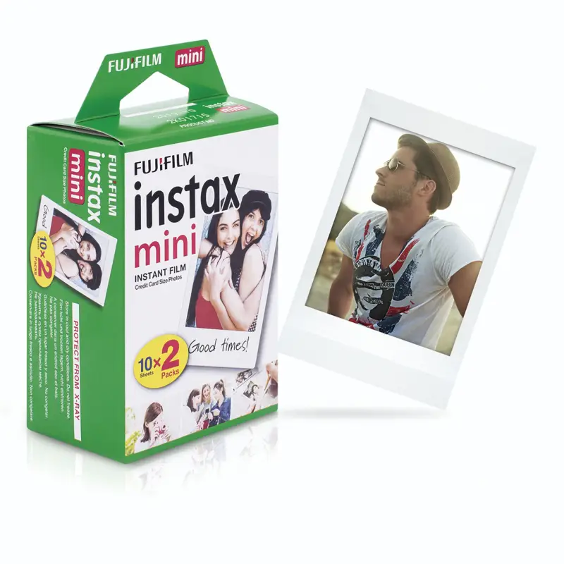 1x2 Fujifilm instax mini Film white frame