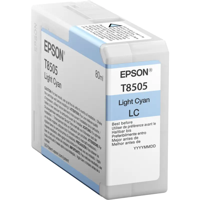 Epson Tusz jasny cyan T 850 80 ml    T 8505