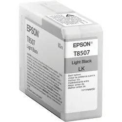Epson Tusz jasny czarny T 850 80 ml    T 8507