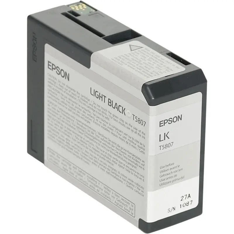 Epson Tusz jasny czarny T 580  80 ml   T 5807