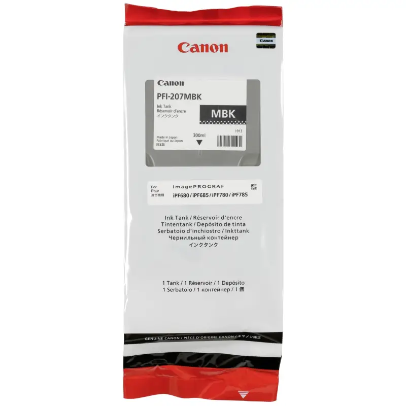 Canon PFI-207 MBK tusz matowy czarny