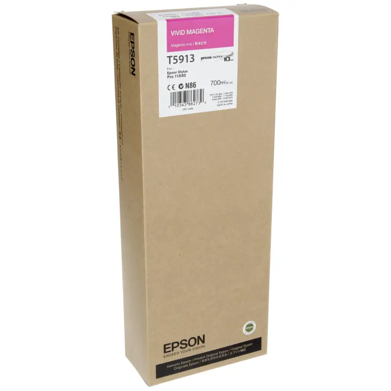 Epson Tusz vivid magenta T 591  700 ml     T 5913