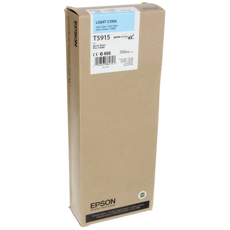 Epson Tusz jasny cyan T 591  700 ml  T 5915